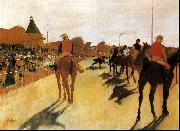 Edgar Degas Horses Before the Stands France oil painting reproduction